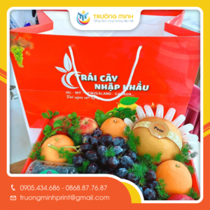 Túi giấy đựng hoa quả