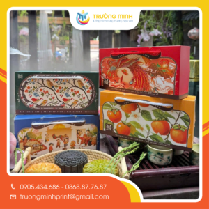 Hộp giấy mềm đựng bánh trung thu Hộp giấy mềm đựng bánh trung thu