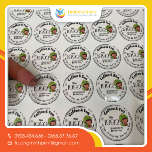 Tem decal nhựa