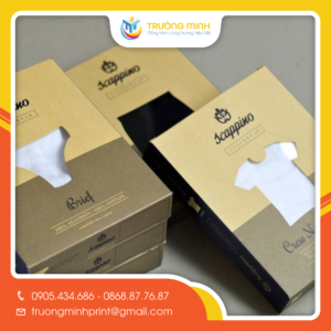 Hộp giấy mềm đựng quần áo